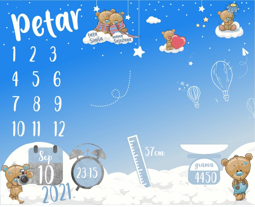 Mede: 3,5 kile ljubavi -plava