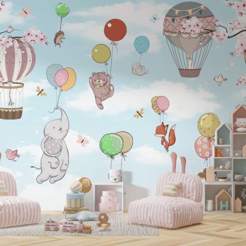 Tapeta: Životinje s balonima