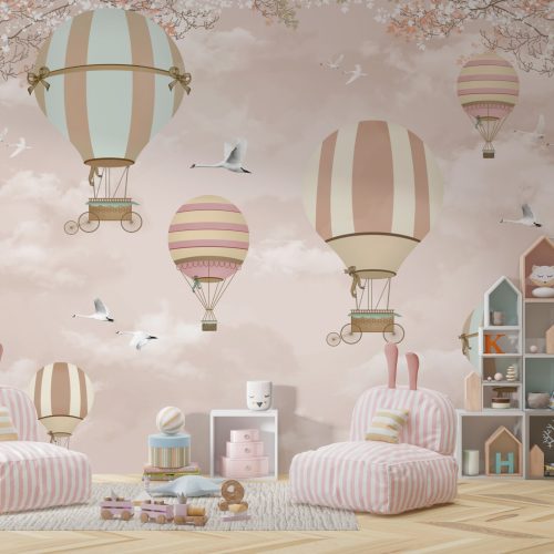 Tapeta: Hot Balloons Pink