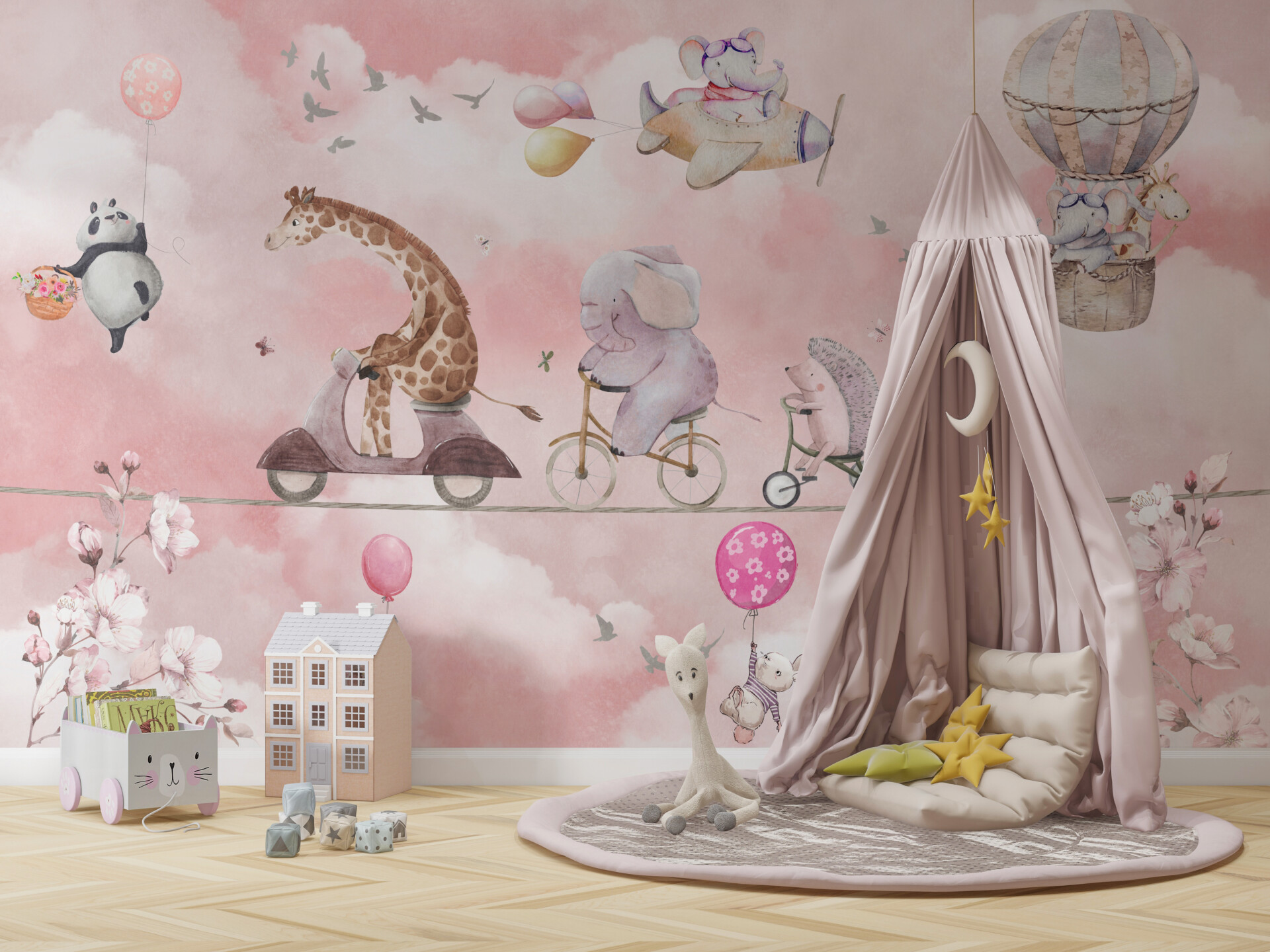 Tapeta: Životinje na žici