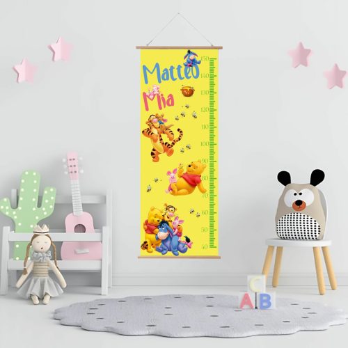 Visinomjer Winnie The Pooh -žuti