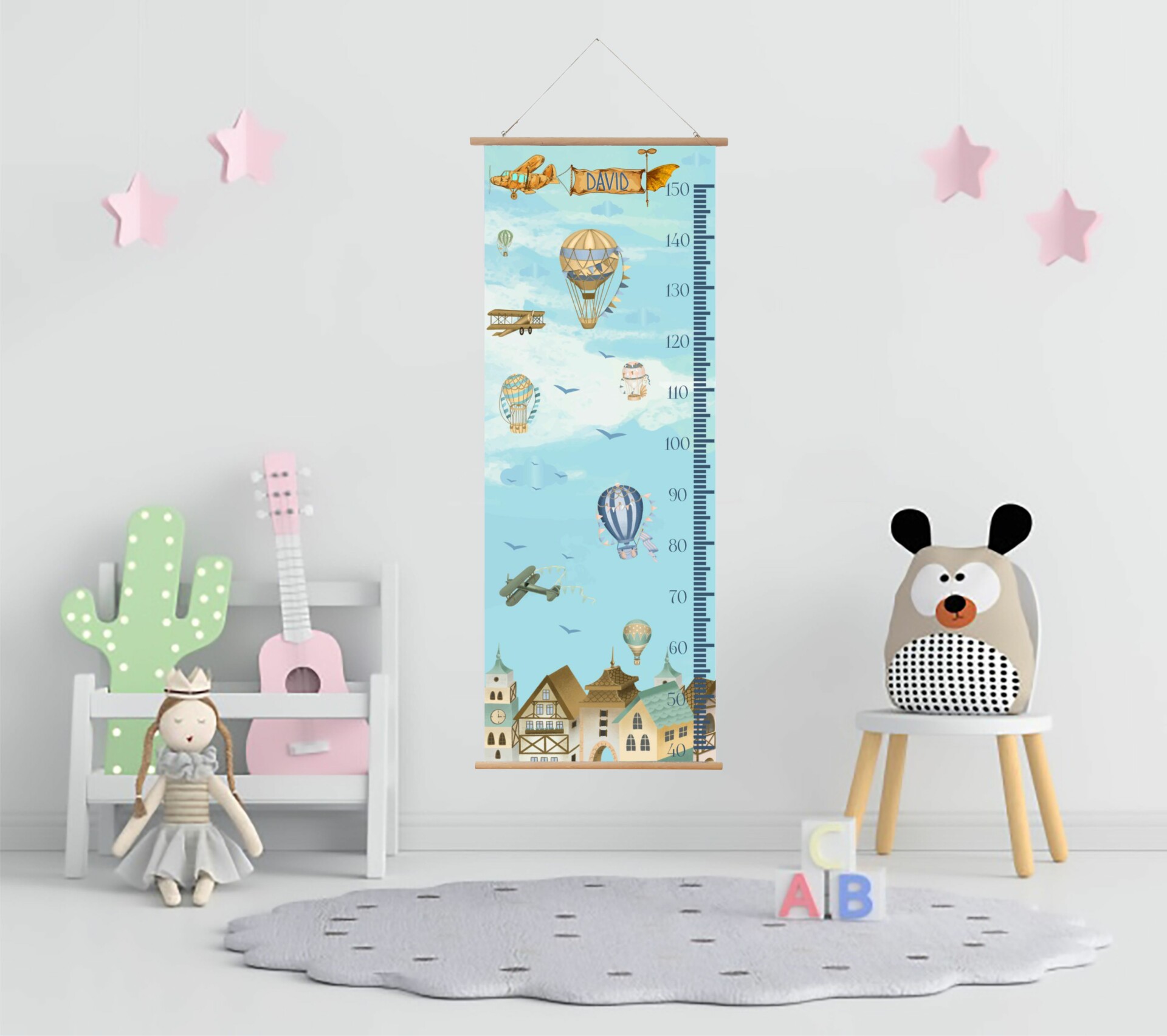 Visinomjer Baloni Plavi