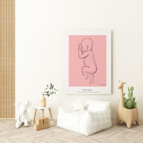 Canvas slika Beba Omjer 1:1 - 50x70 cm